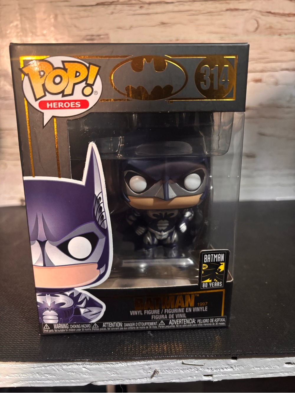 Funko Pop! Heroes Batman Vinyl Figure - Purple and Black